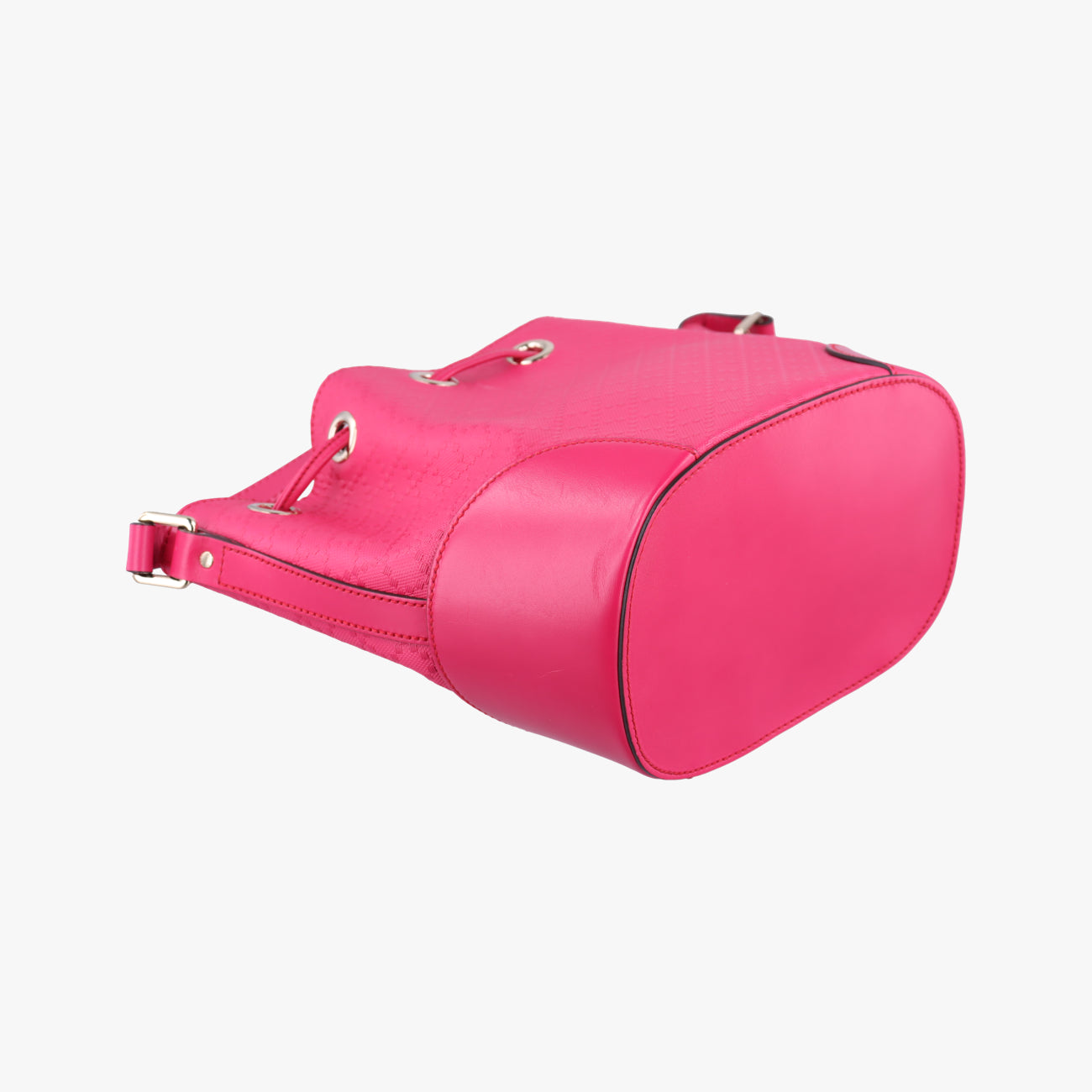 Bright Diamante Bucket Rose Leather 354229 I016921047ブライトディアマンテ バケット ローズ レッド レザー 354229 I016921047