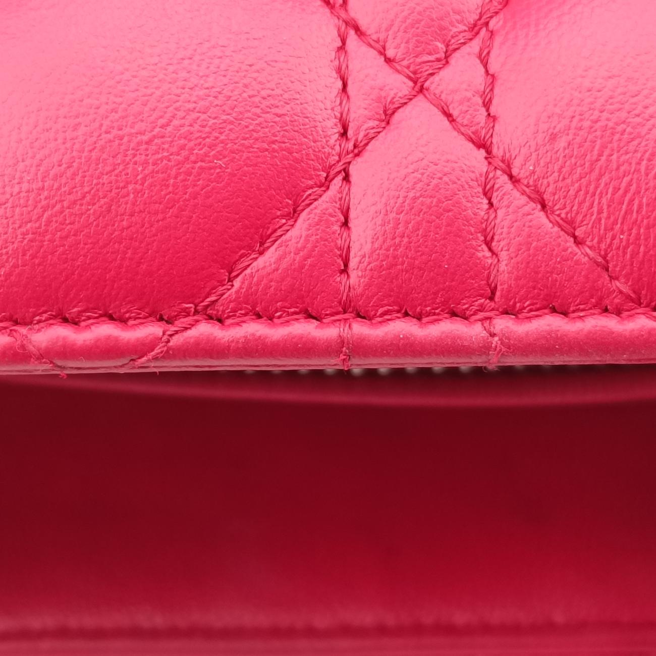 Lady DiorRedlambskin18-MA-1115レディディオールレッドラムスキン18-MA-1115