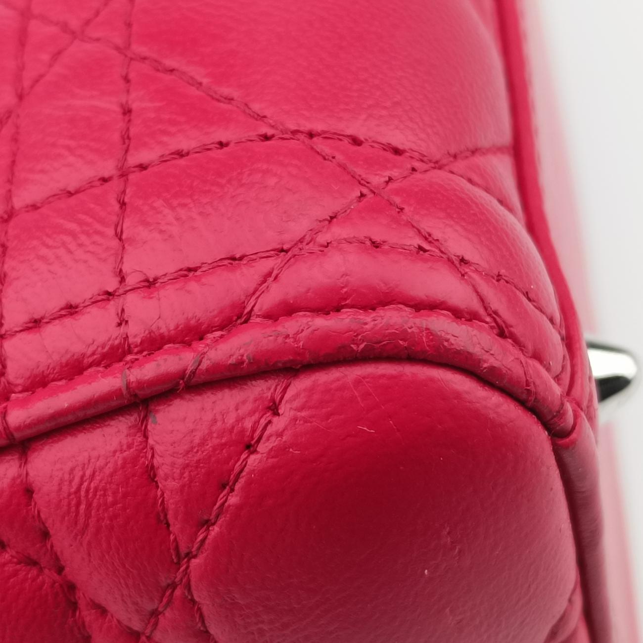 Lady DiorRedlambskin18-MA-1115レディディオールレッドラムスキン18-MA-1115