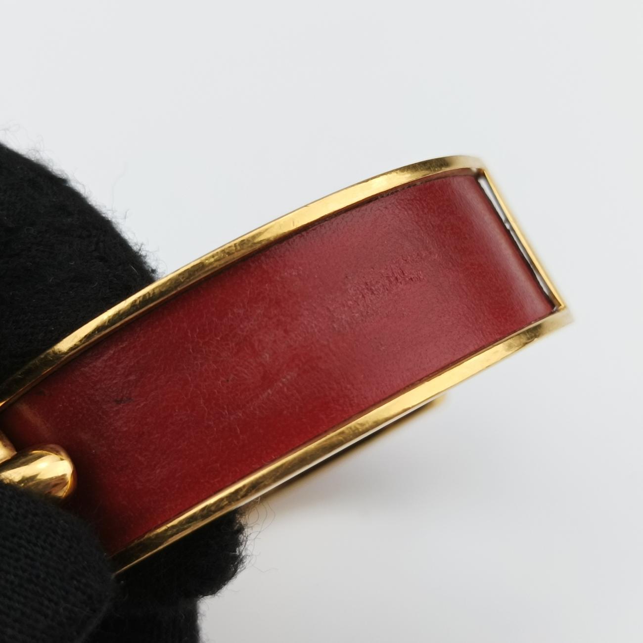 Chaine d'Ancre Cuff Golden × Burgundy GP シェーヌダンクル カフ ゴールド×ワインレッド GP