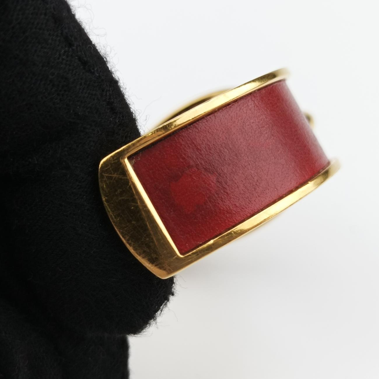Chaine d'Ancre Cuff Golden × Burgundy GP シェーヌダンクル カフ ゴールド×ワインレッド GP
