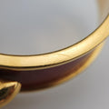 Chaine d'Ancre Cuff Golden × Burgundy GP シェーヌダンクル カフ ゴールド×ワインレッド GP