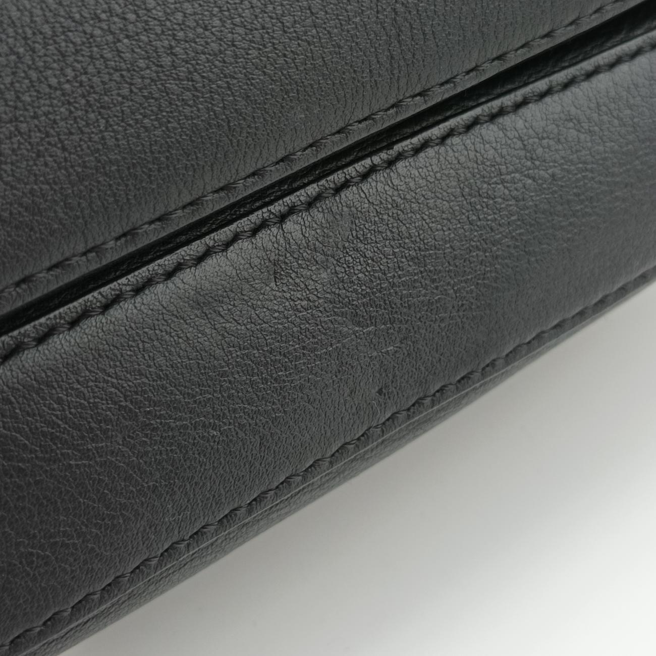 Micro Monster Double Baguette Black×Multicolour Leather 8M0371 8M0371-SF5-178-8241マイクロモンスター ダブルバゲット ブラック×マルチカラー レザー 8M0371 8M0371-SF5-178-8241