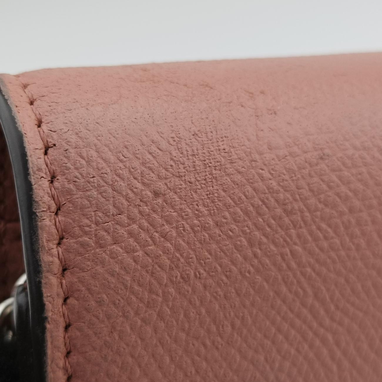 Cruise F is Envelope Kan I logo Pink Leather 8BS006 8BS006 A18B 189-8241エフ イズ ピンク レザー 8BS006 8BS006 A18B 189-8241