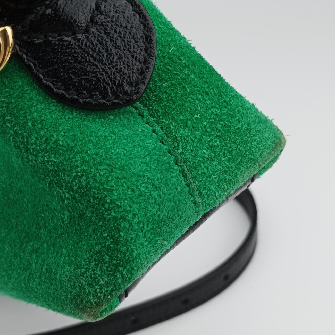 Ophidia Green×Red×black suede 499621 G023571545オフィディア グリーン×レッド×ブラック スエード 499621 G023571545