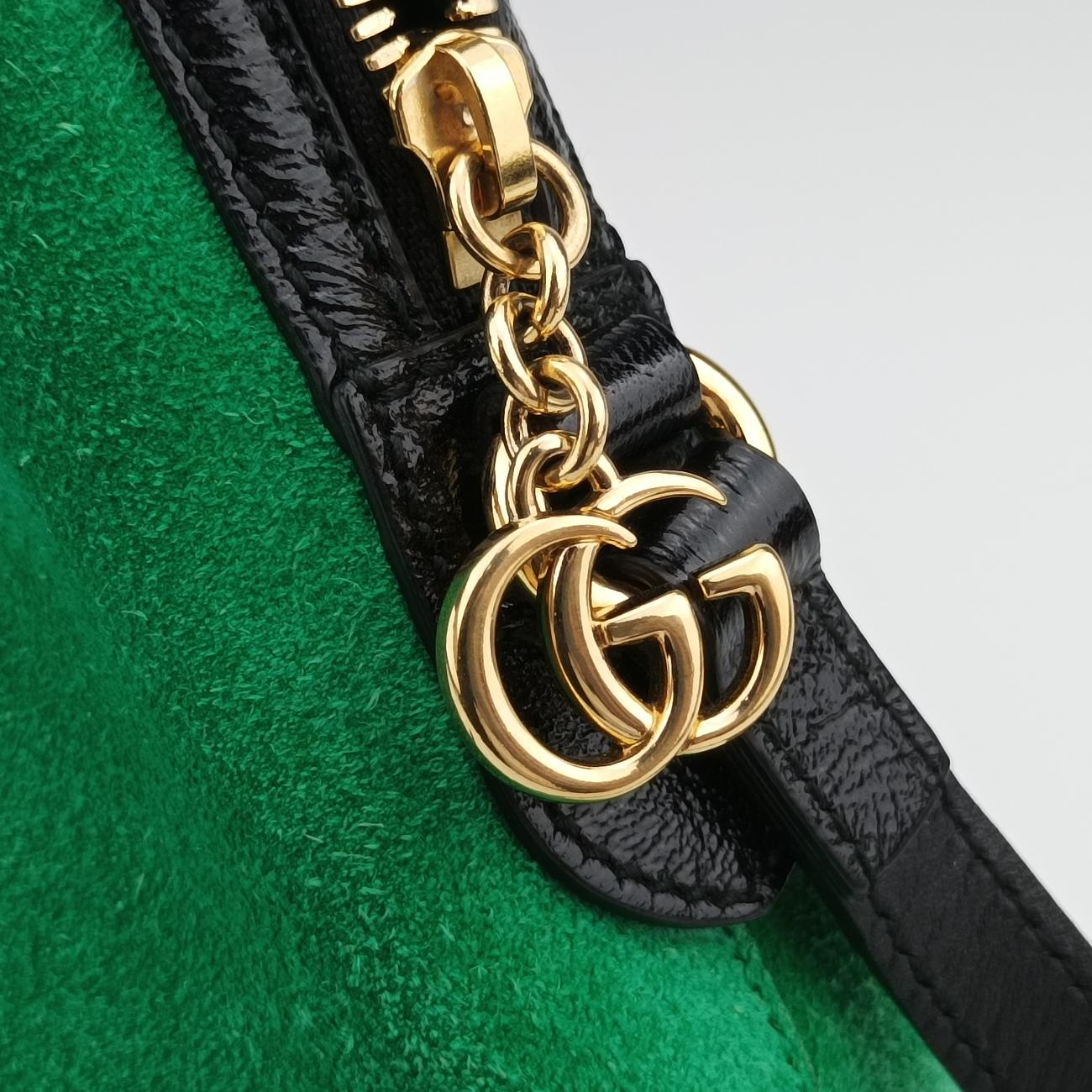 Ophidia Green×Red×black suede 499621 G023571545オフィディア グリーン×レッド×ブラック スエード 499621 G023571545