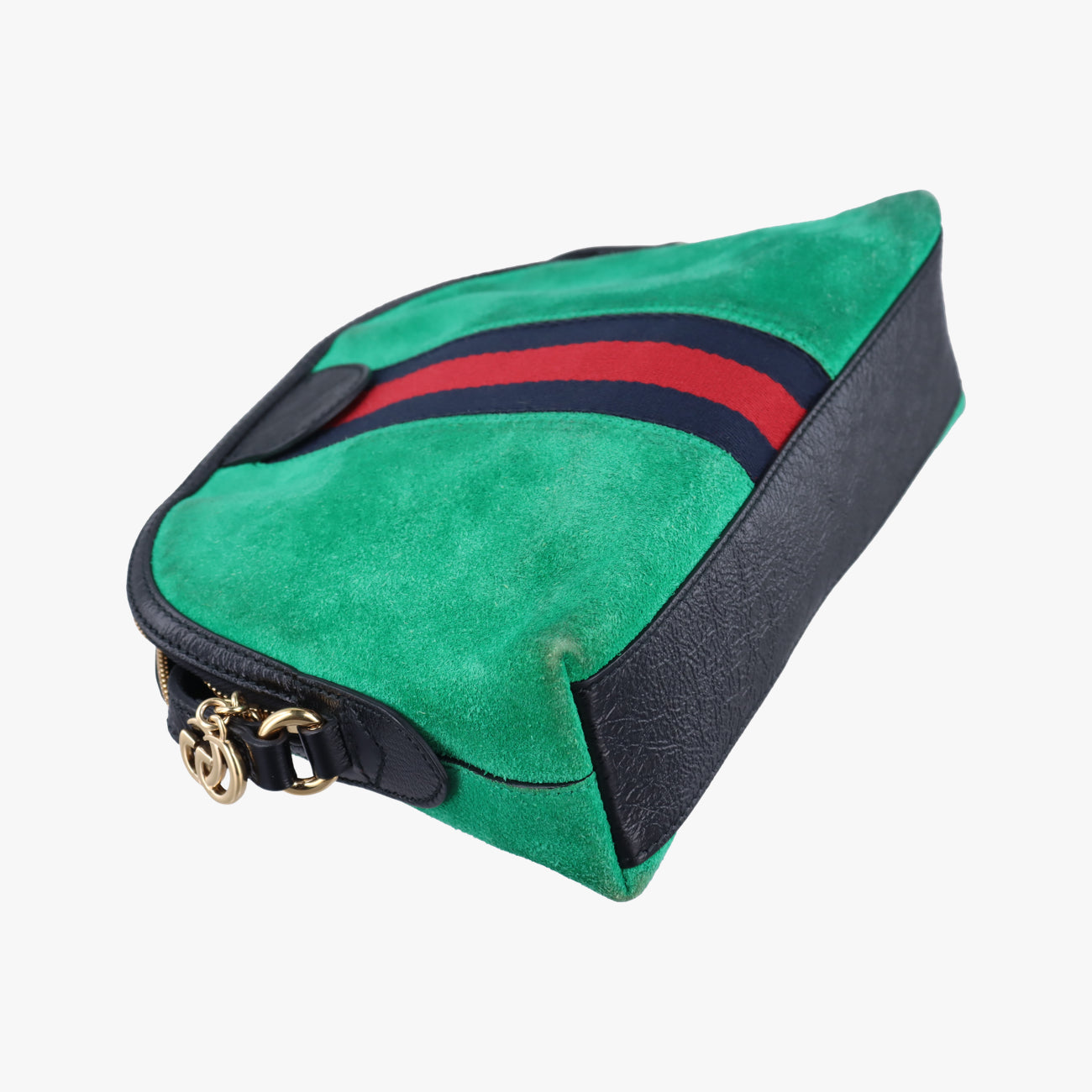 Ophidia Green×Red×black suede 499621 G023571545オフィディア グリーン×レッド×ブラック スエード 499621 G023571545