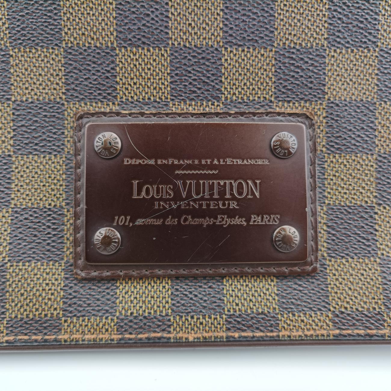 BrooklynGM Ebene Damier Canvas N51212 CA3018ブルックリンGM エベヌ ダミエ キャンバス N51212 CA3018