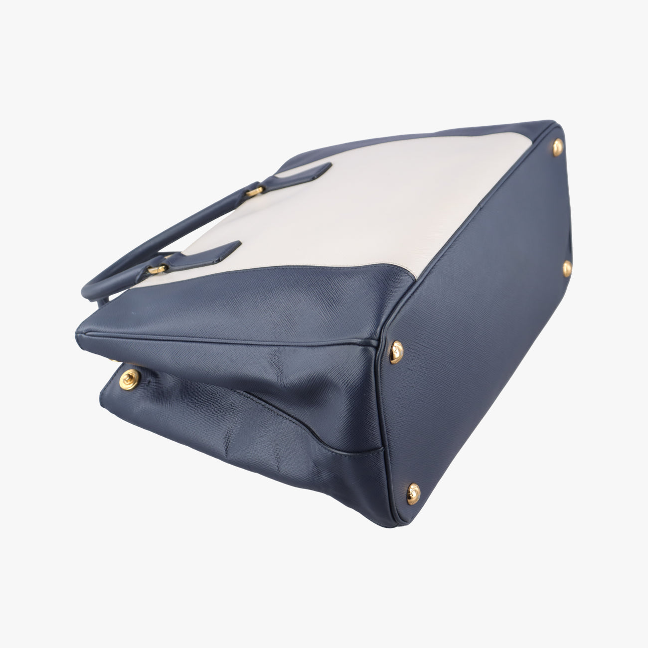 Galleria Navy×white SAFFIANO Leather B2274C 14/Aガレリア ネイビー×ホワイト サフィアーノレザー B2274C 14/A