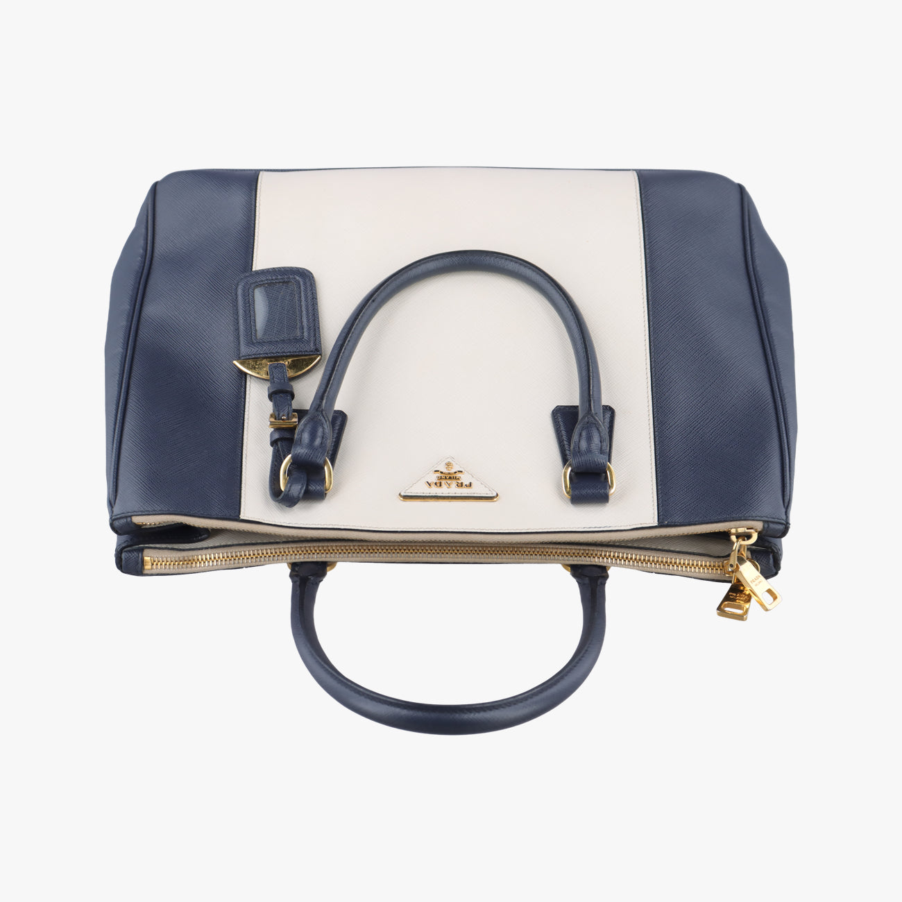 Galleria Navy×white SAFFIANO Leather B2274C 14/Aガレリア ネイビー×ホワイト サフィアーノレザー B2274C 14/A