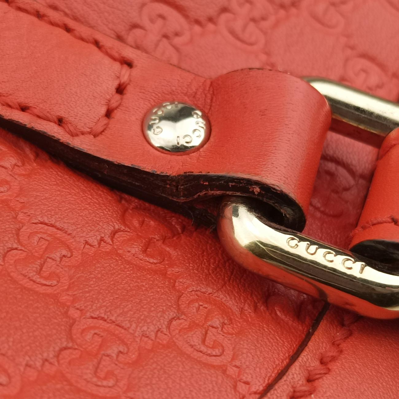 Microguccissima Orange Leather 449654 G023317521マイクログッチシマ オレンジ レザー 449654 G023317521