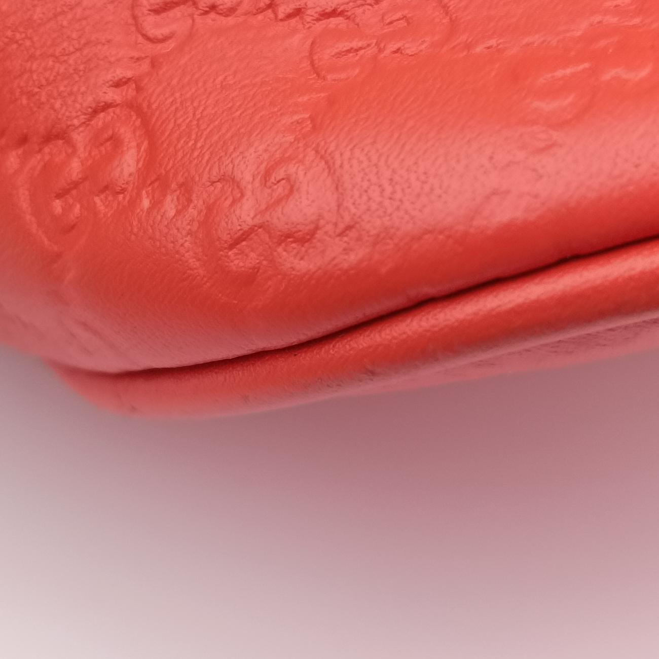 Microguccissima Orange Leather 449654 G023317521マイクログッチシマ オレンジ レザー 449654 G023317521