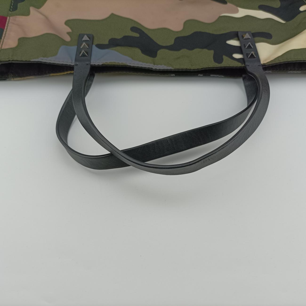 Rockstud camouflage Green×Multicolour nylon BGY473NE5ロックスタッズ カモフラージュ グリーン×マルチカラー ナイロン BGY473NE5