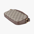 Ophidia Brown×green×red PVC coated canvas × leather 598664 オフィディア ブラウン×グリーン×レッド PVCコーティングキャンバス×レザー 598664