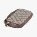 Ophidia Brown×green×red PVC coated canvas × leather 598664 オフィディア ブラウン×グリーン×レッド PVCコーティングキャンバス×レザー 598664