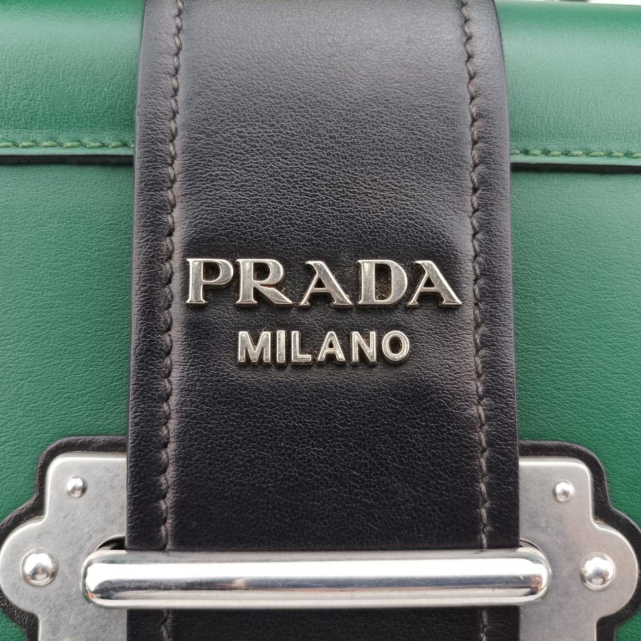 Cahier Green×Black Leather 1BH018 25カイエ グリーン×ブラック レザー 1BH018 25
