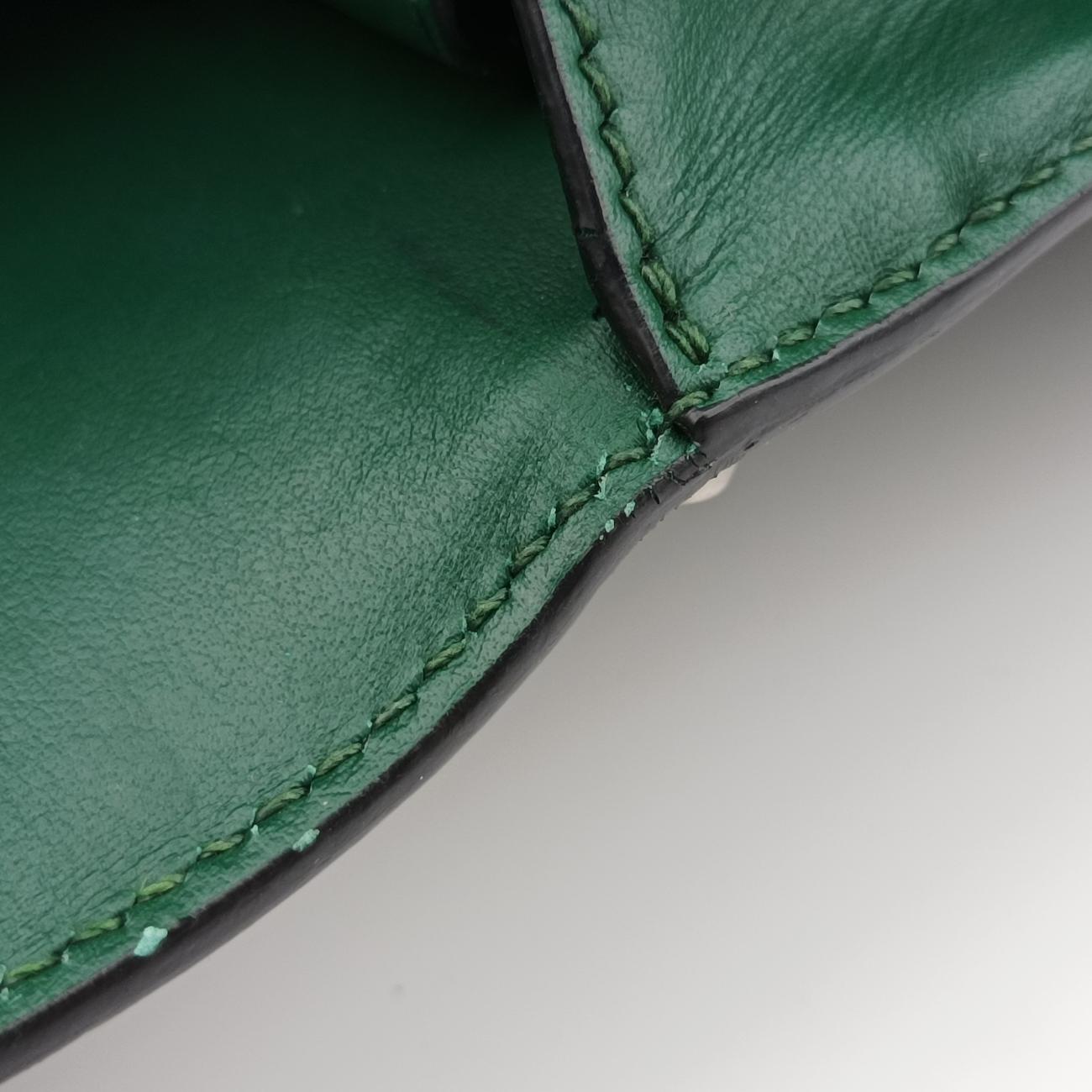 Cahier Green×Black Leather 1BH018 25カイエ グリーン×ブラック レザー 1BH018 25