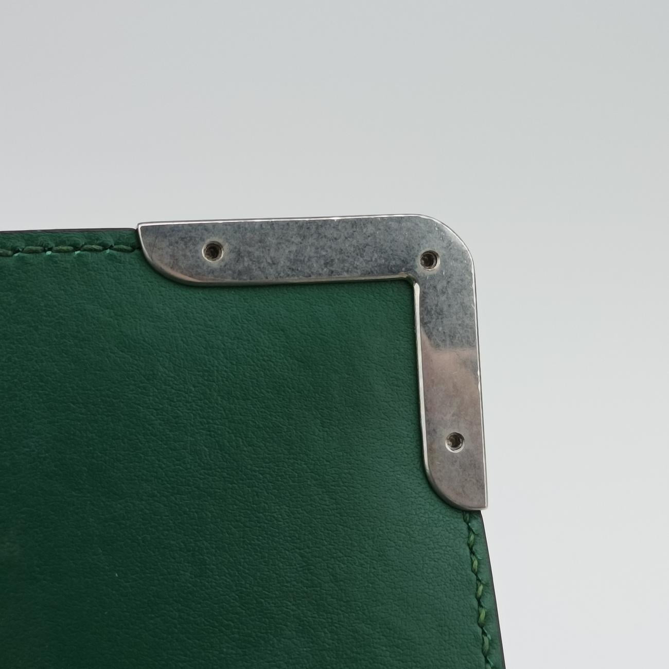 Cahier Green×Black Leather 1BH018 25カイエ グリーン×ブラック レザー 1BH018 25