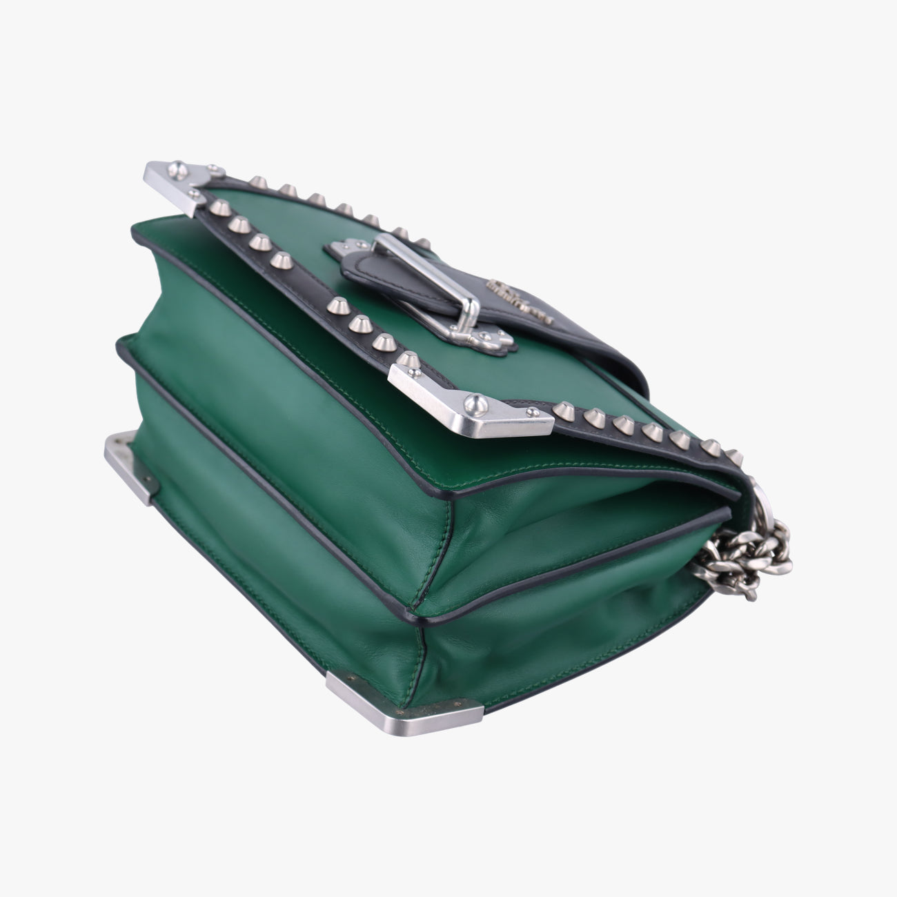 Cahier Green×Black Leather 1BH018 25カイエ グリーン×ブラック レザー 1BH018 25