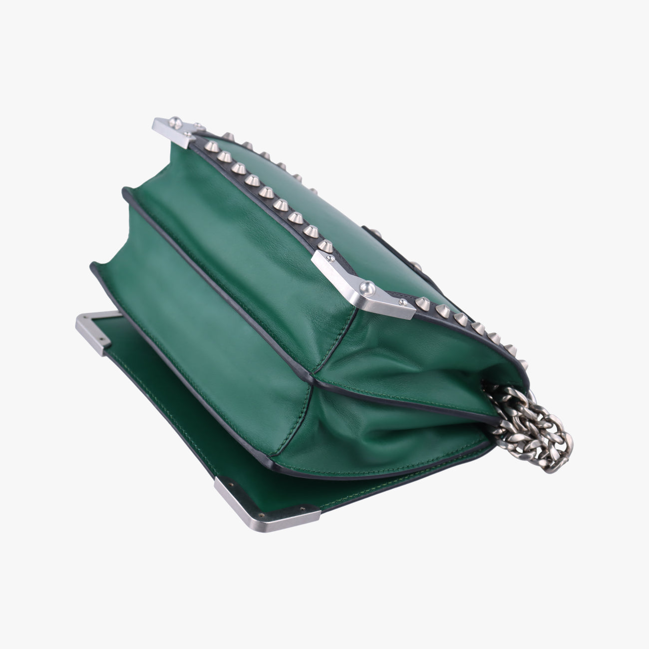 Cahier Green×Black Leather 1BH018 25カイエ グリーン×ブラック レザー 1BH018 25