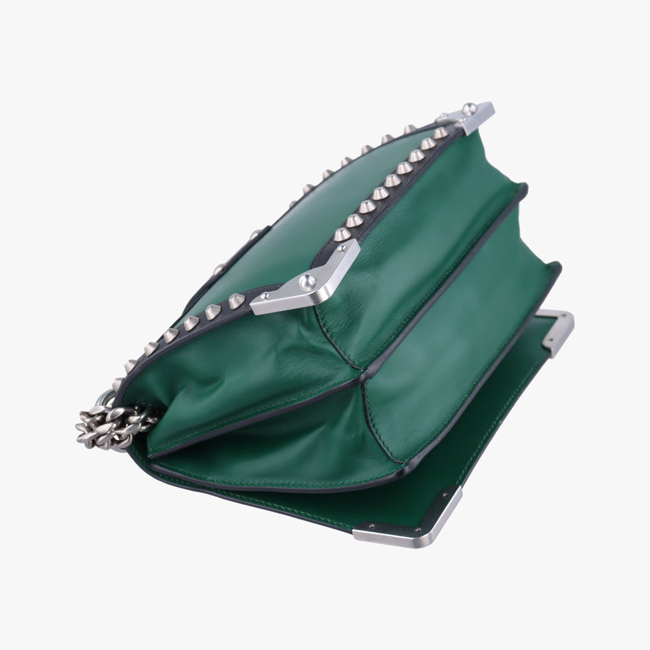 Cahier Green×Black Leather 1BH018 25カイエ グリーン×ブラック レザー 1BH018 25