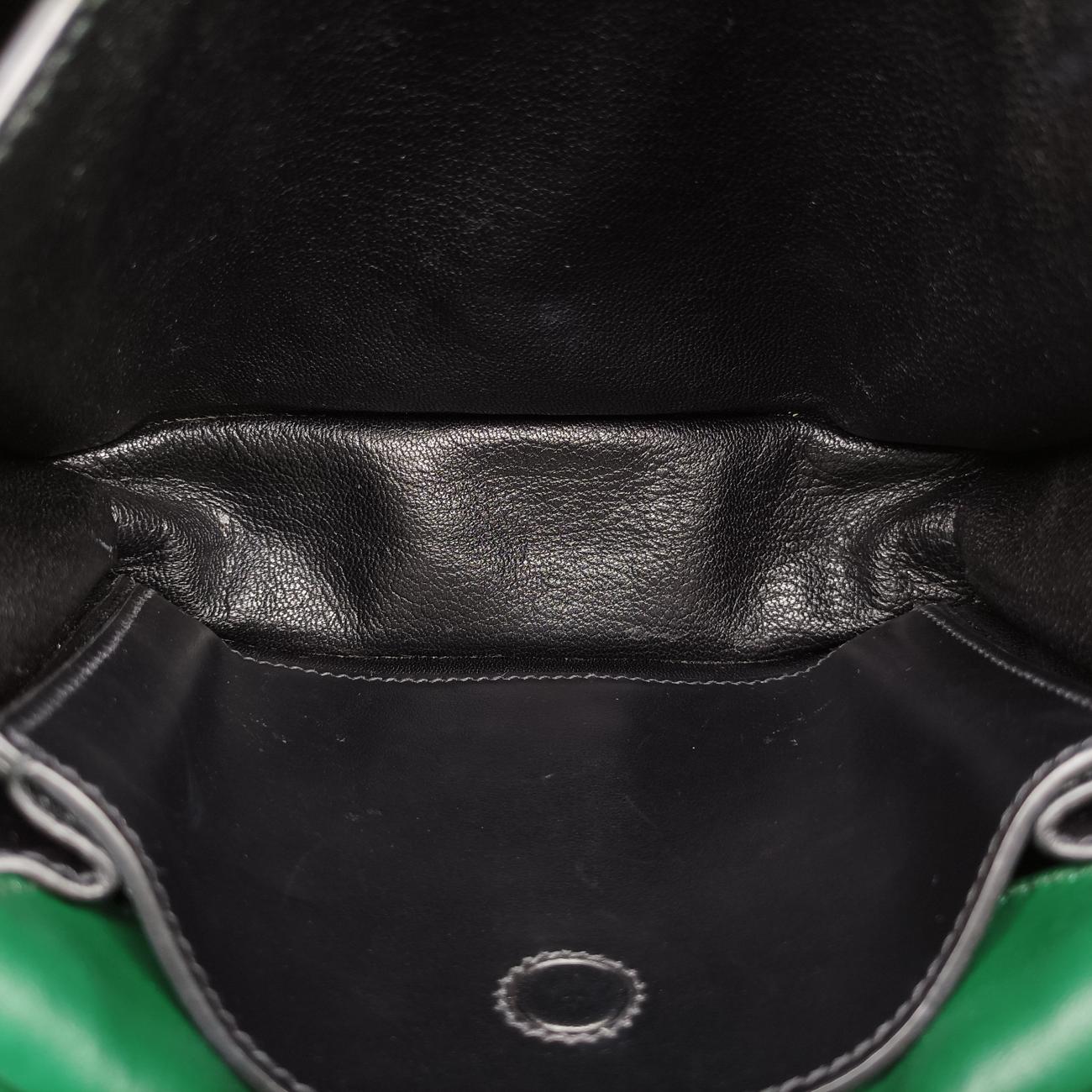 Cahier Green×Black Leather 1BH018 25カイエ グリーン×ブラック レザー 1BH018 25