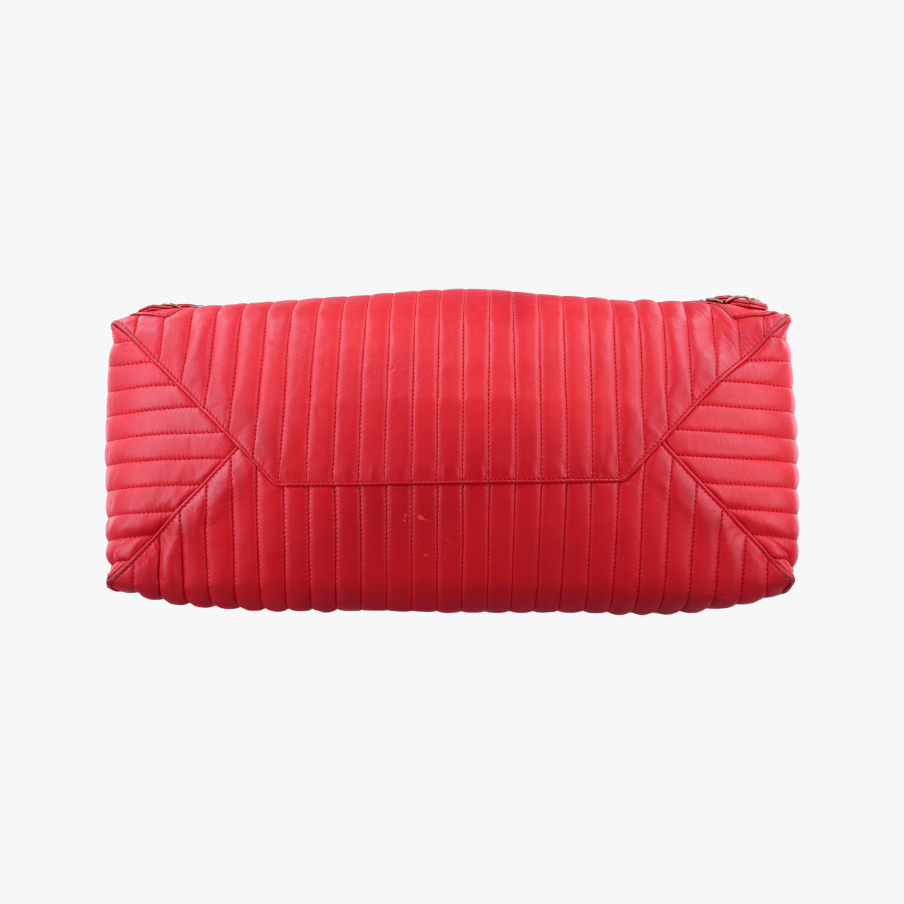 Quilted Papier A4 Tote Red Leather 236701.6502 515859キルティングペーパーA4トートバッグ レッド レザー 236701.6502 515859