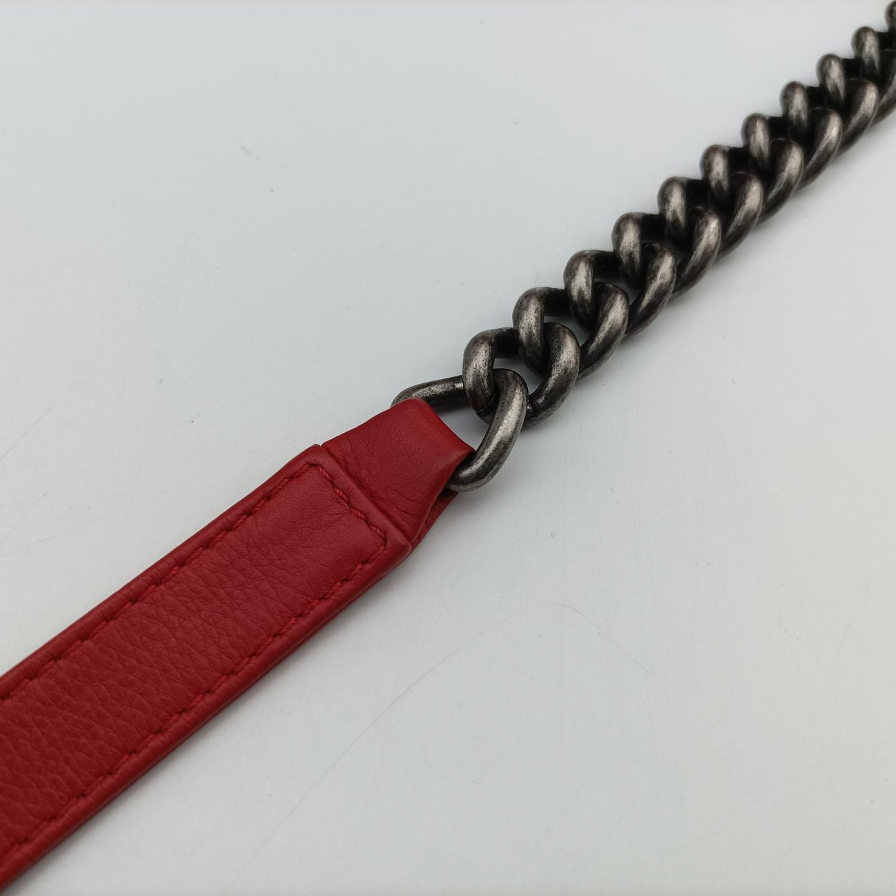 BOY CHANEL Red lambskin A67946 18786518ボーイシャネル レッド ラムスキン A67946 18786518