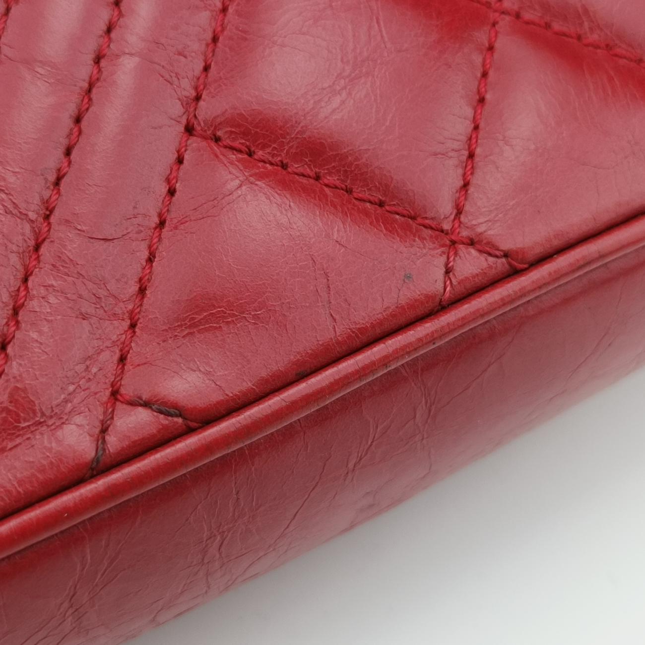 Coco Boy Flap Red lambskin 20640482ココボーイ シングルフラップ レッド ラムスキン A92796 20640482