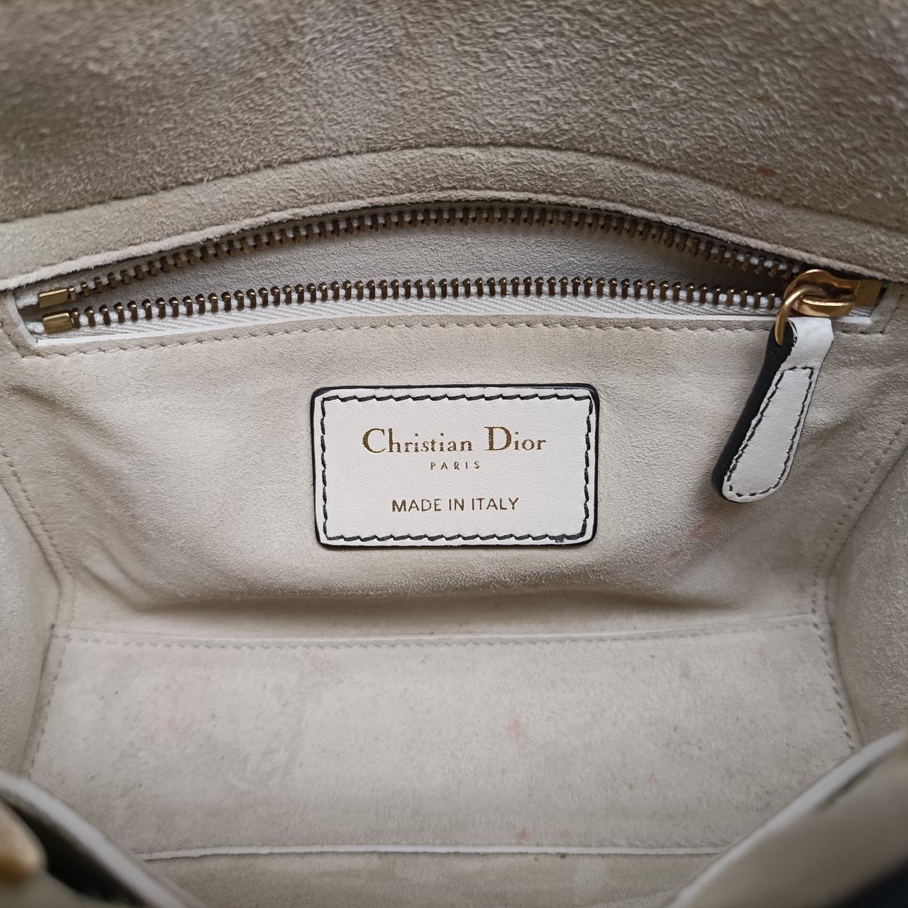 Niki de Saint Phalle Lady Dior White×Multicolour Leather 04-MA-1127ニキ ドゥ サンファル レディ ディオール ホワイト×マルチカラー レザー 04-MA-1127