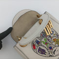 Niki de Saint Phalle Lady Dior White×Multicolour Leather 04-MA-1127ニキ ドゥ サンファル レディ ディオール ホワイト×マルチカラー レザー 04-MA-1127