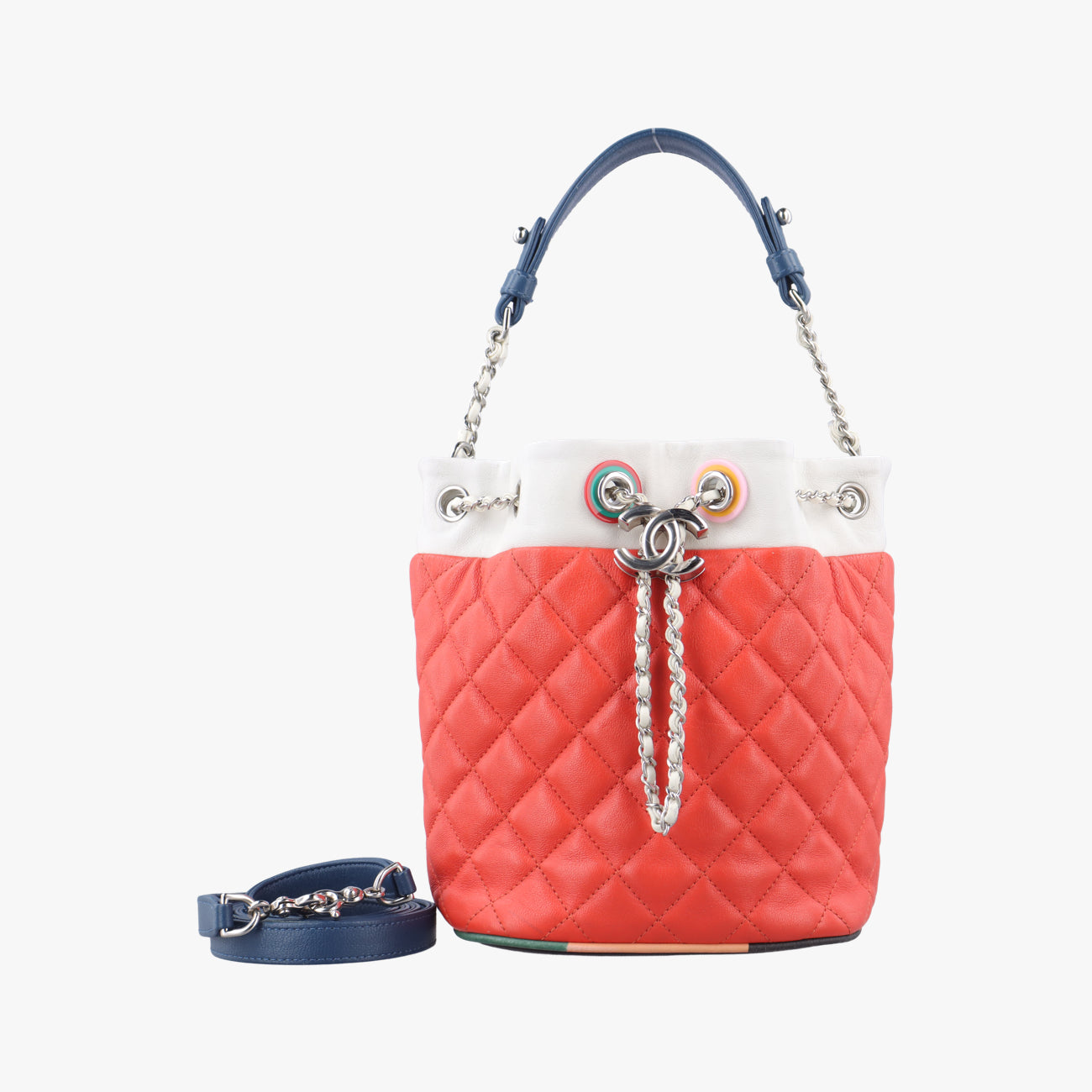 Drawstring Multicolour lambskin A93730 23583754ドローストリング マルチカラー ラムスキン A93730 23583754