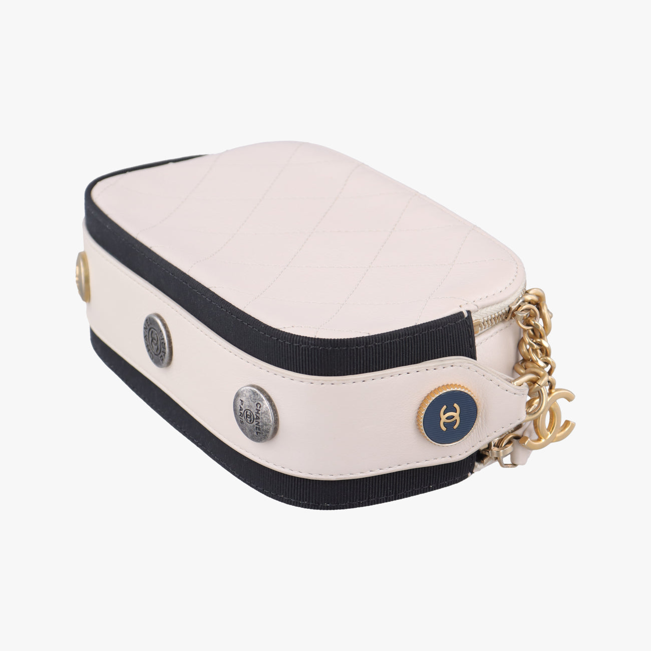 Button Up Double Zip Camera Pinkish Beige Leather 26387387ボタンアップダブルジップカメラ ピンキッシュベージュ レザー A57574 26387387