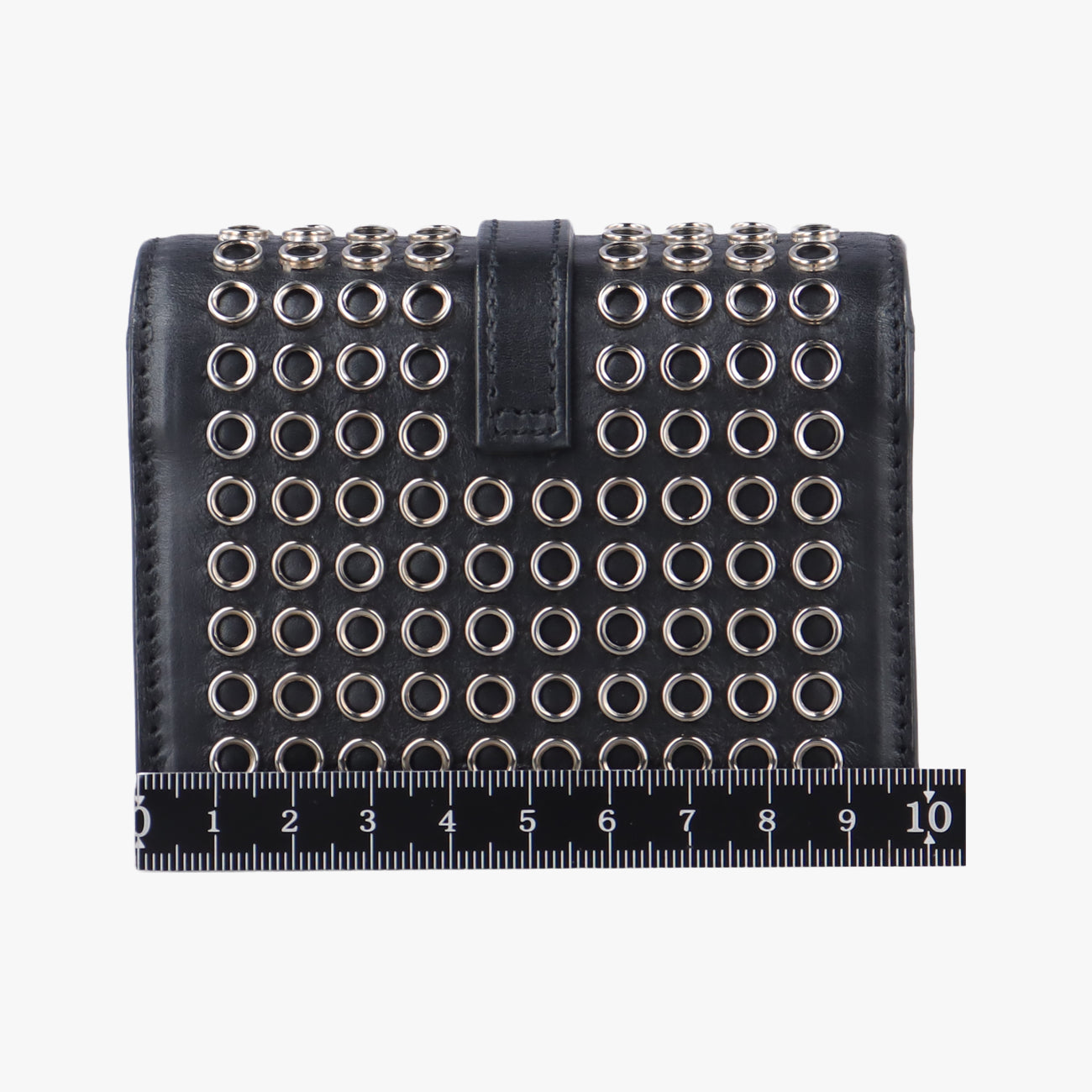 Studded flap Black Leather 347918 DPL347918.0114スタッズフラップ ブラック レザー 347918 DPL347918.0114