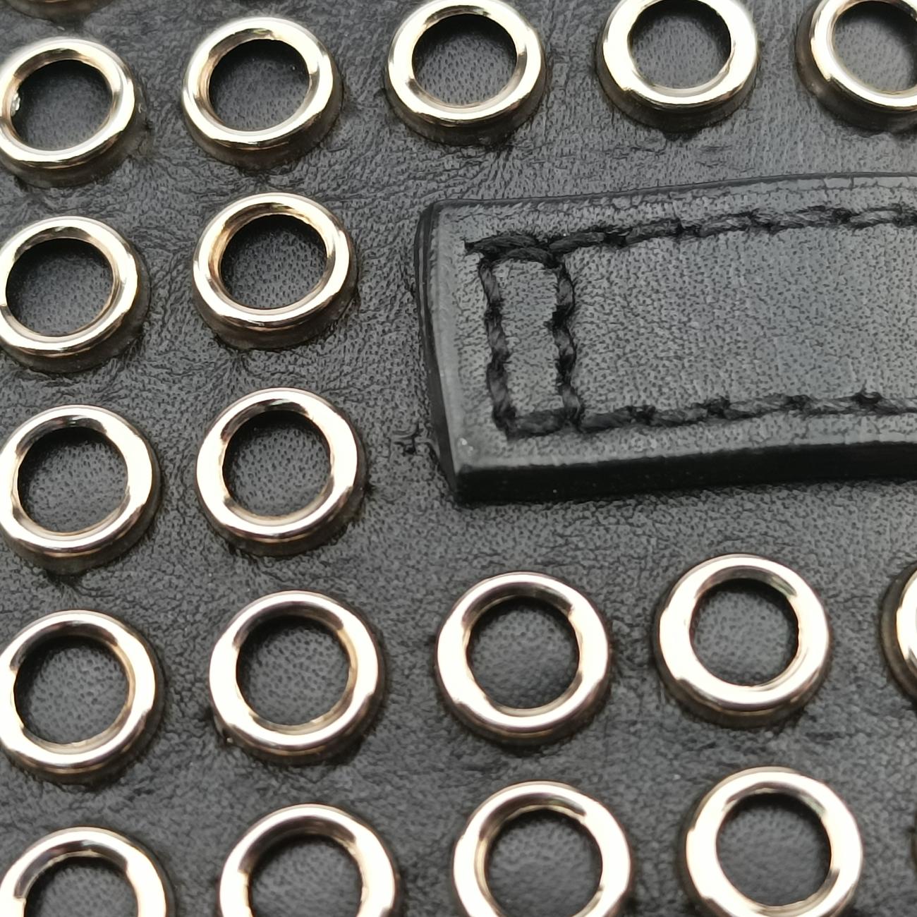 Studded flap Black Leather 347918 DPL347918.0114スタッズフラップ ブラック レザー 347918 DPL347918.0114