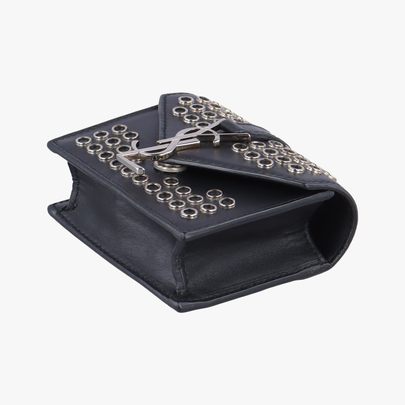 Studded flap Black Leather 347918 DPL347918.0114スタッズフラップ ブラック レザー 347918 DPL347918.0114