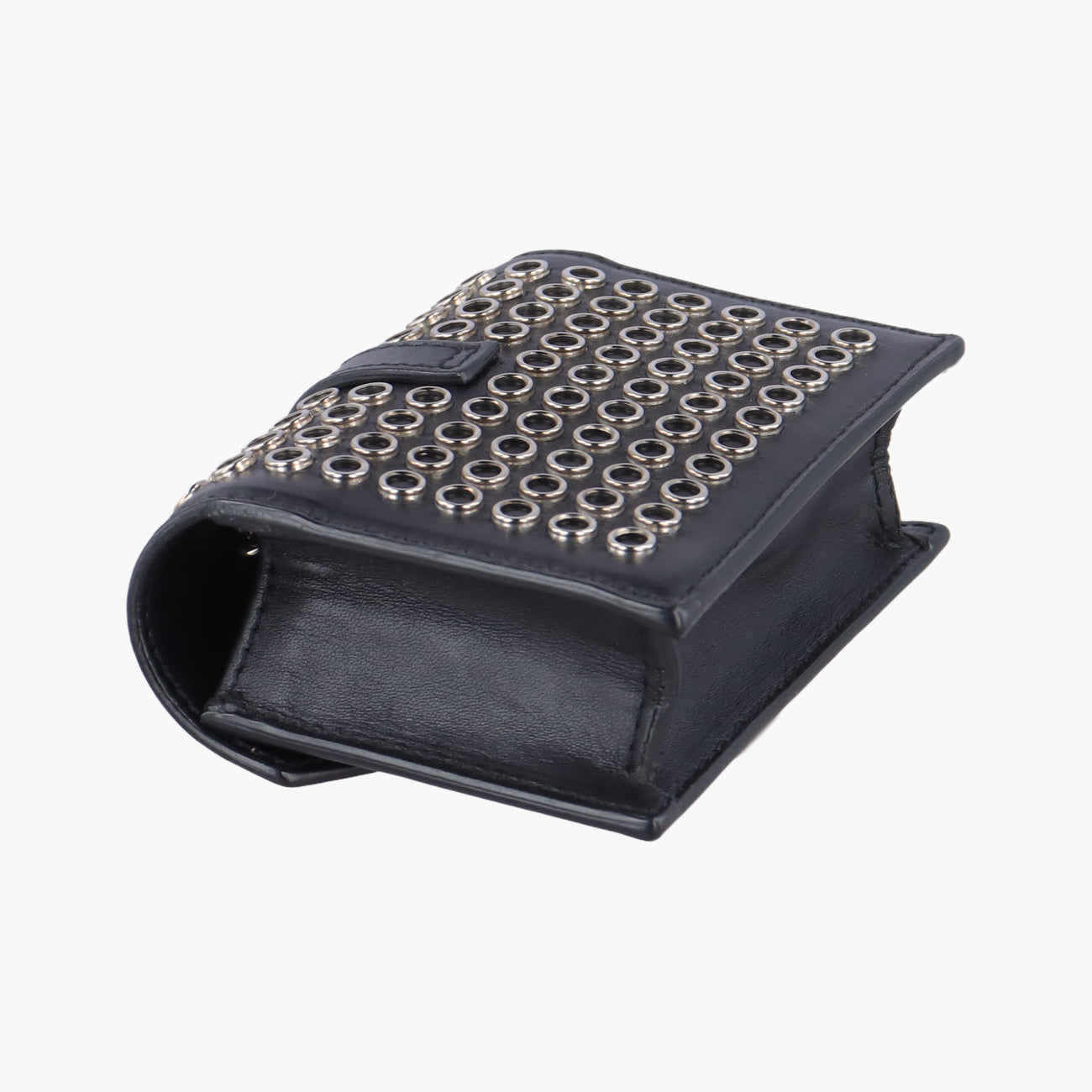 Studded flap Black Leather 347918 DPL347918.0114スタッズフラップ ブラック レザー 347918 DPL347918.0114