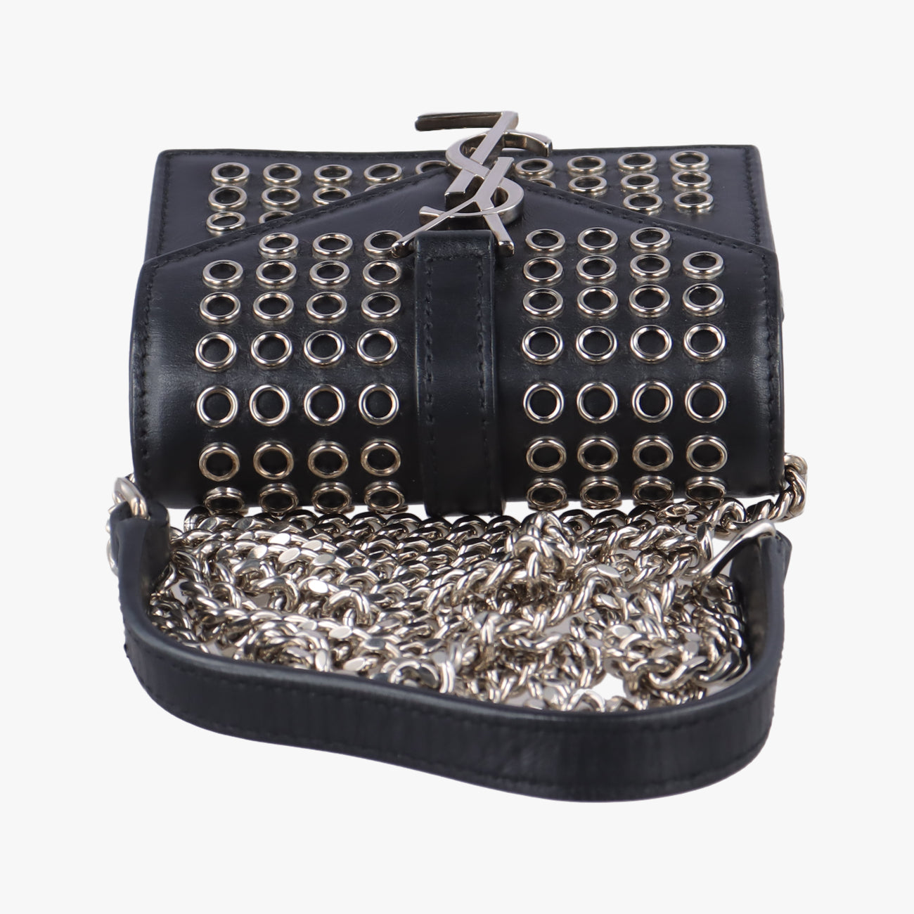 Studded flap Black Leather 347918 DPL347918.0114スタッズフラップ ブラック レザー 347918 DPL347918.0114