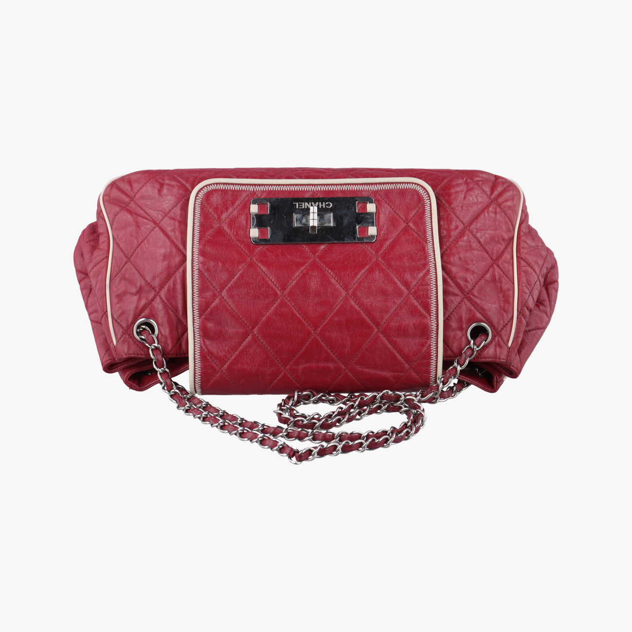 East West Red lambskin A37694 12109680イーストウエスト レッド ラムスキン A37694 12109680