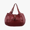 Marrakech Large Hobo Burgundy Leather 257029 H9343181マラケシュ ラージ ホーボー ワインレッド レザー 257029 H9343181
