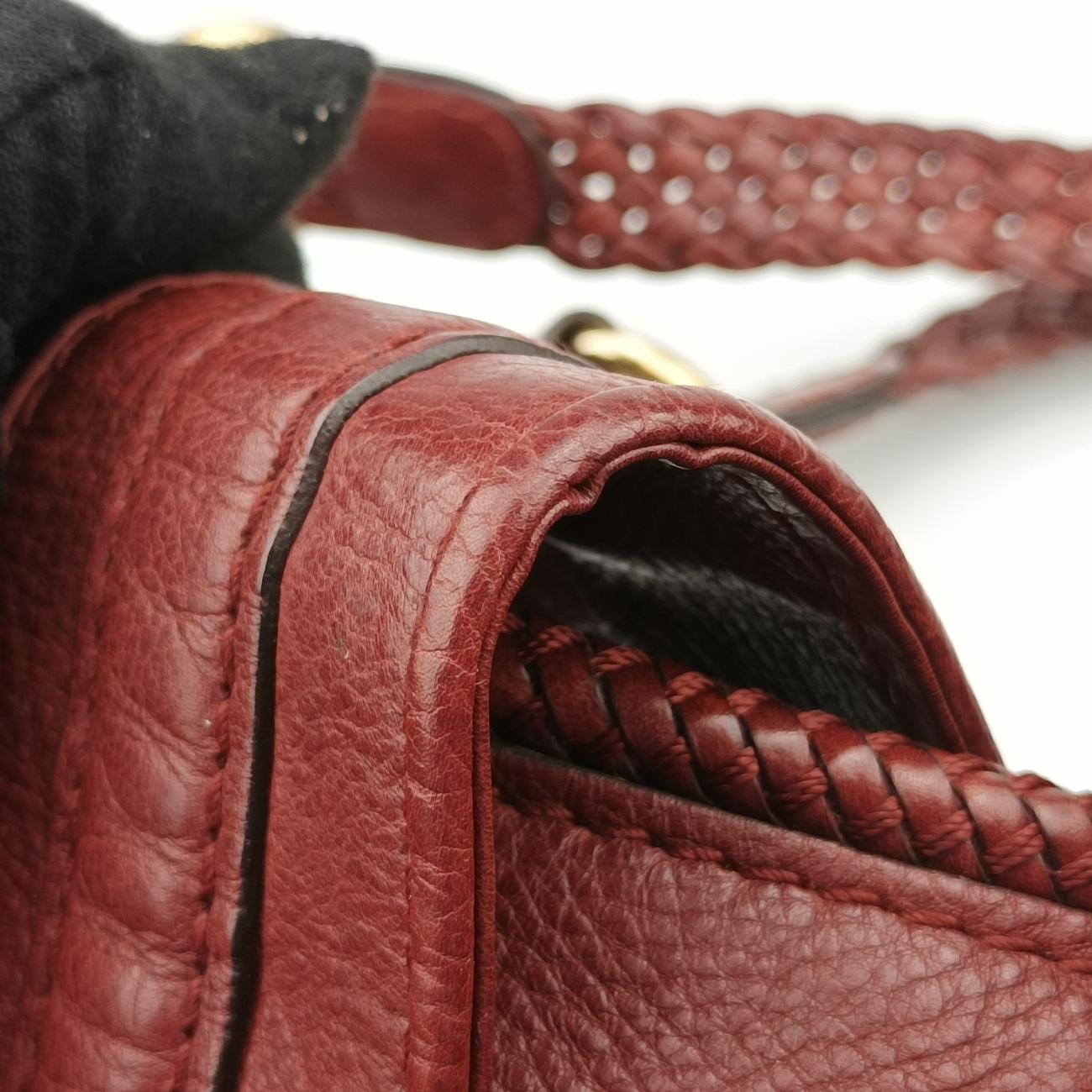 Marrakech Large Hobo Burgundy Leather 257029 H9343181マラケシュ ラージ ホーボー ワインレッド レザー 257029 H9343181