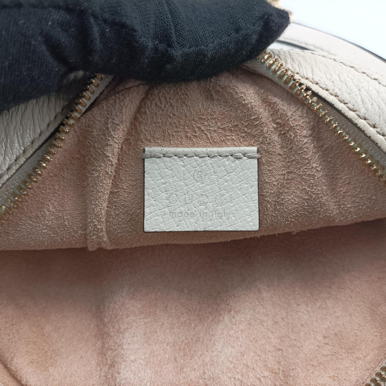 Ophidia White×red×navy Leather 550618 Lot number unknownオフィディア ホワイト×レッド×ネイビー レザー 550618 製番不明