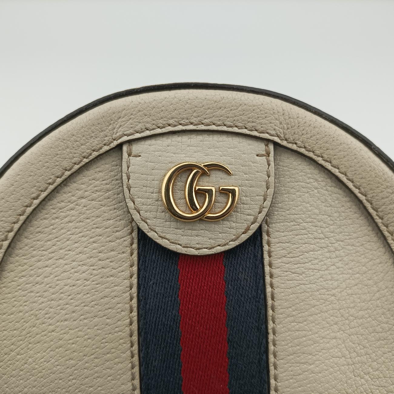 Ophidia White×red×navy Leather 550618 Lot number unknownオフィディア ホワイト×レッド×ネイビー レザー 550618 製番不明