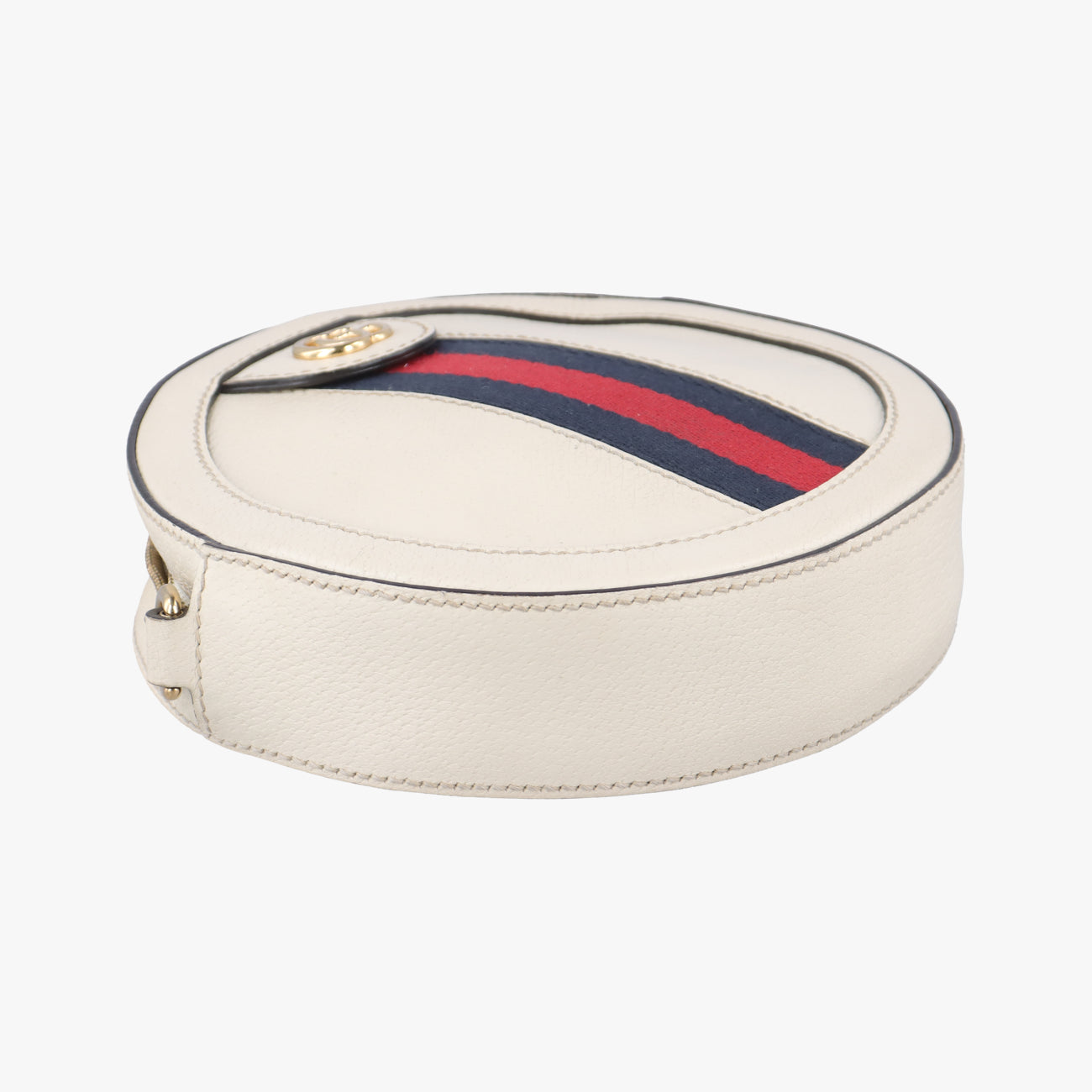 Ophidia White×red×navy Leather 550618 Lot number unknownオフィディア ホワイト×レッド×ネイビー レザー 550618 製番不明