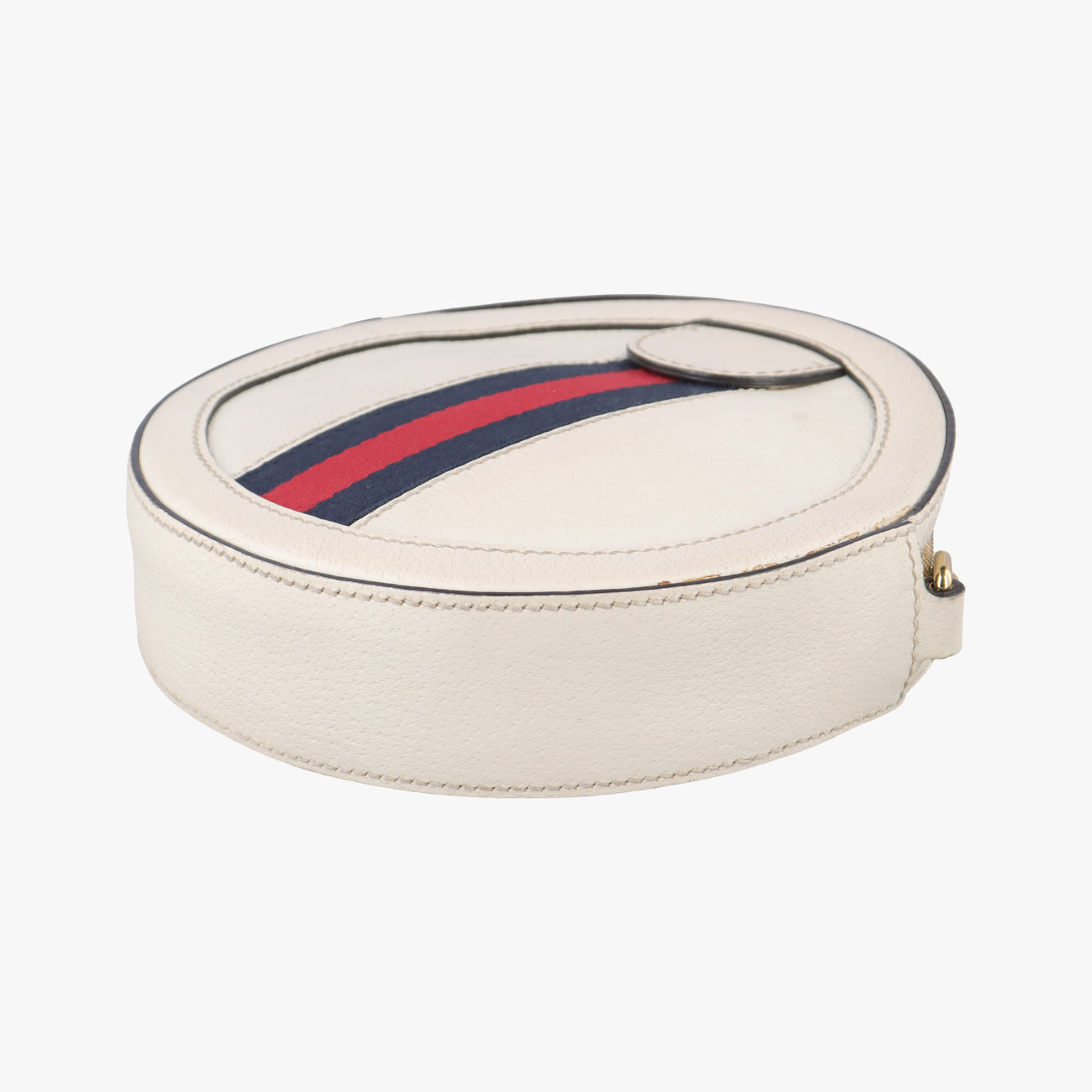 Ophidia White×red×navy Leather 550618 Lot number unknownオフィディア ホワイト×レッド×ネイビー レザー 550618 製番不明