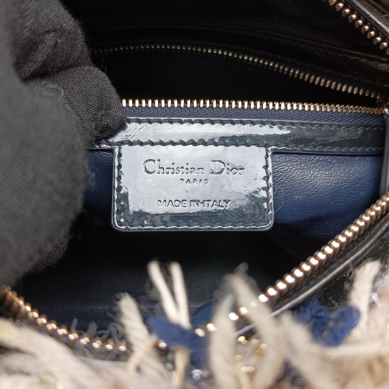 Lady Dior Beige×Multicolour Tweed 02-MA-0172レディディオール ベージュ×マルチカラー ツイード 02-MA-0172