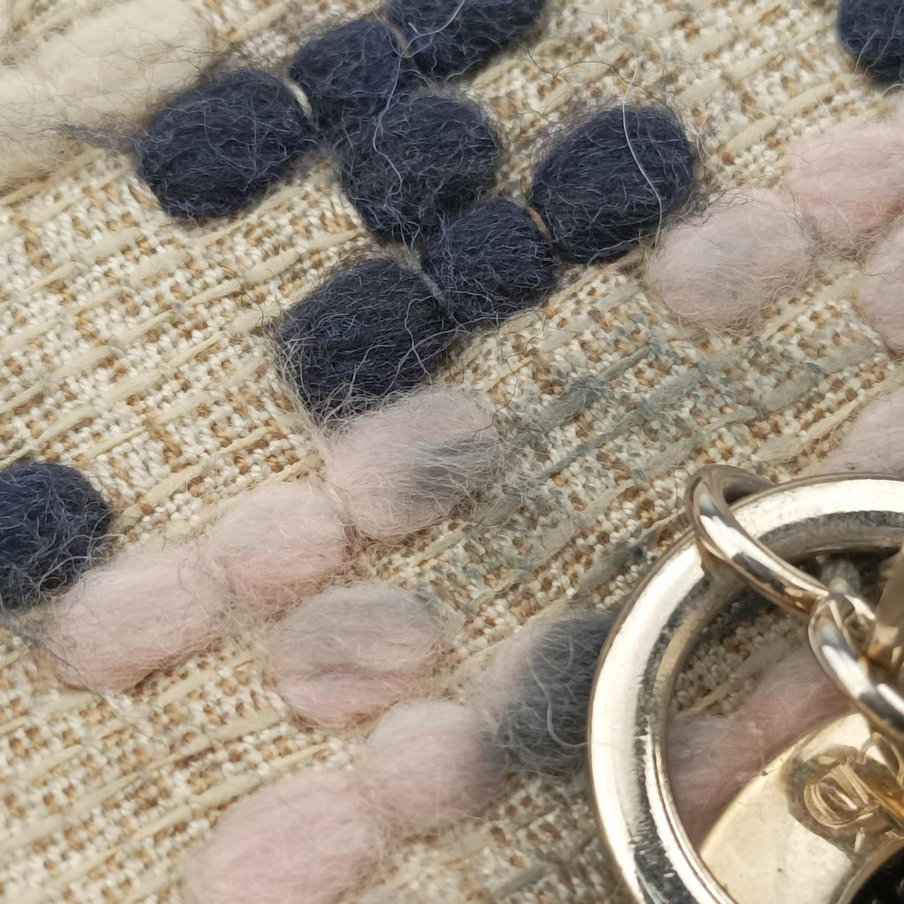 Lady Dior Beige×Multicolour Tweed 02-MA-0172レディディオール ベージュ×マルチカラー ツイード 02-MA-0172