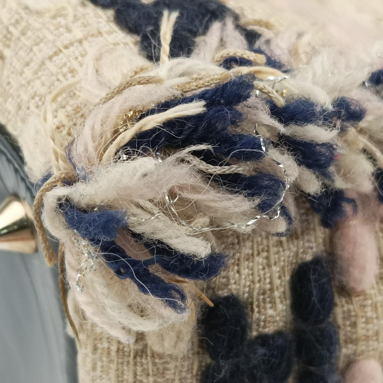 Lady Dior Beige×Multicolour Tweed 02-MA-0172レディディオール ベージュ×マルチカラー ツイード 02-MA-0172