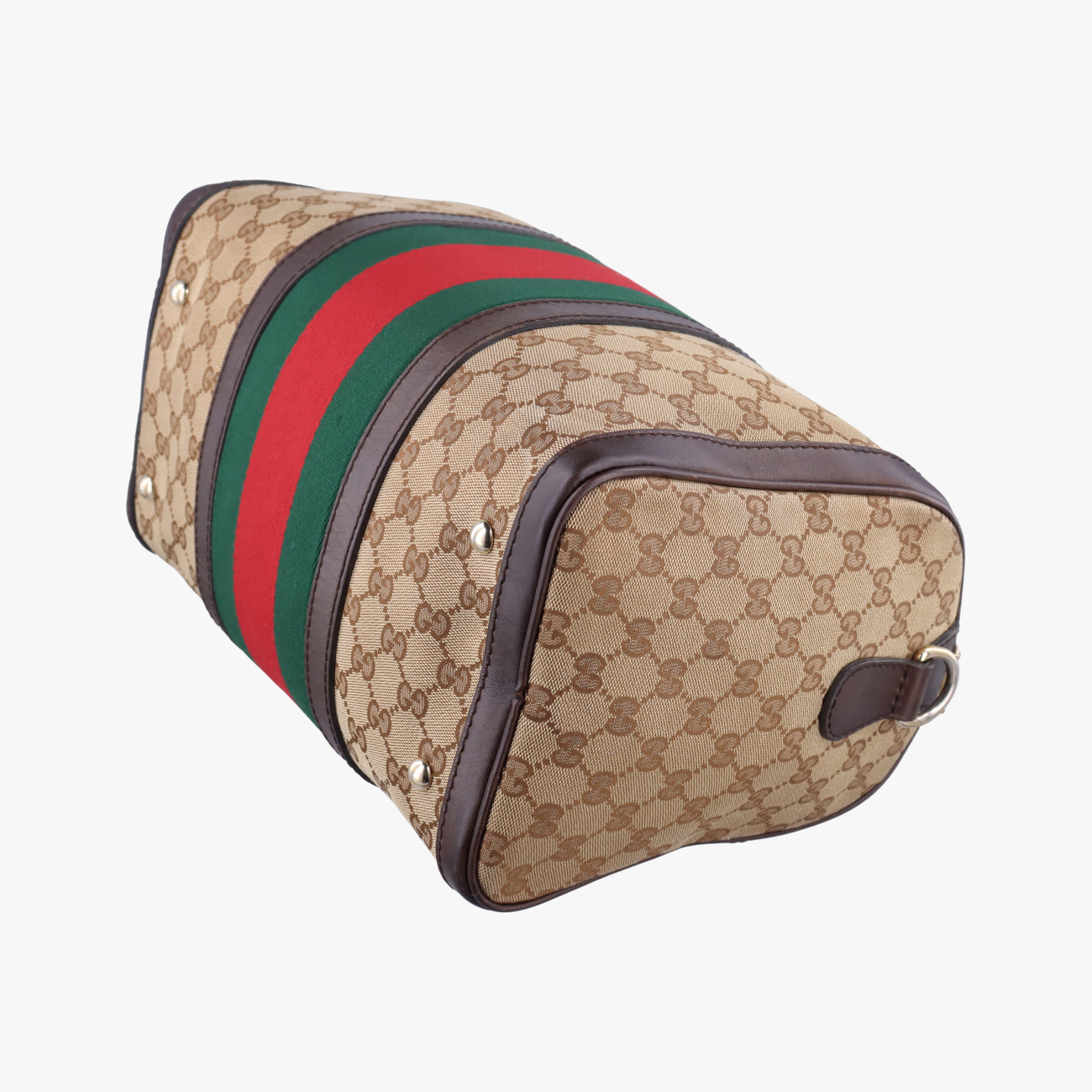 Sherry Line Beige x green x red PVC coated canvas 247205 F012290725シェリーライン ベージュ×グリーン×レッド PVCコーティングキャンバス 247205 F012290725