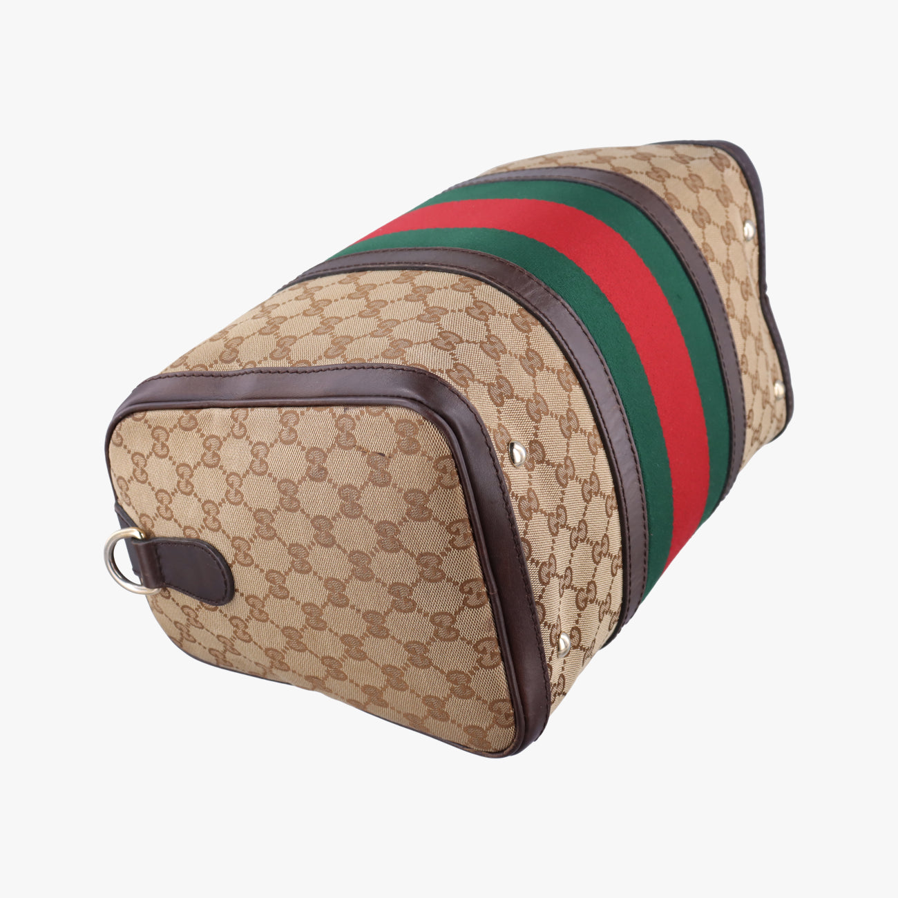 Sherry Line Beige x green x red PVC coated canvas 247205 F012290725シェリーライン ベージュ×グリーン×レッド PVCコーティングキャンバス 247205 F012290725